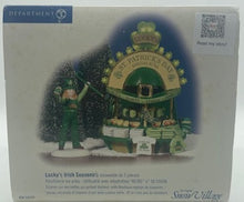 Load image into Gallery viewer, Dept 56- Snow Village &quot;Lucky&#39;s Irish Souvenirs&quot;
