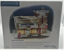 Load image into Gallery viewer, Retired Department 56- Snow Village &quot;Super Suds Laundromat&quot;
