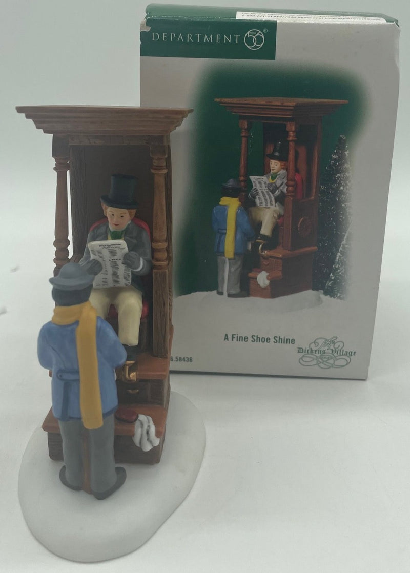 Dept 56- Dickens' Village "A Fine Shoe Shine"