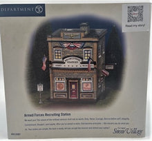 Load image into Gallery viewer, Dept 56- Snow Village &quot;Armed Forces Recruiting Station&quot;
