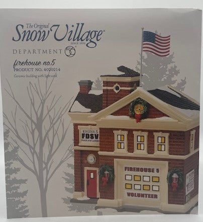 Dept 56- Snow Village "Firehouse No. 5"