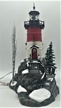 Load image into Gallery viewer, Dept 56- Snow Village &quot;Rock Point Lighthouse&quot;
