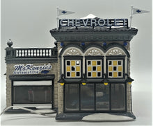 Load image into Gallery viewer, Dept 56- Snow Village &quot;McKenzie&#39;s Chevrolet&quot;
