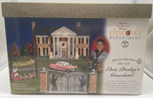 Load image into Gallery viewer, Department 56- Snow Village &quot;Elvis Presley&#39;s Graceland&quot; Gift Set
