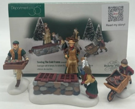 Dept 56- Dickens' Village "Tending the Cold Frame" 