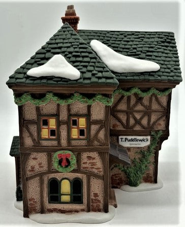 Dept 56- Dickens' Village "T. Puddlewick Spectacle Shop" 