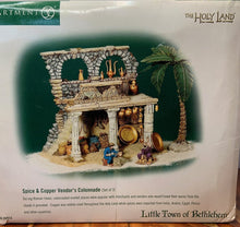 Load image into Gallery viewer, Department 56 Little Town of Bethlehem Spice &amp; Copper Vendor&#39;s Colonnade
