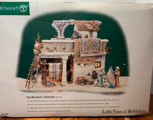 Load image into Gallery viewer, Retired Dept 56 Little Town of Bethlehem Rug Merchant&#39;s Colonnade
