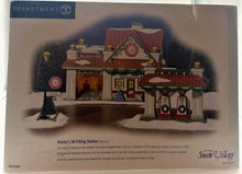 Load image into Gallery viewer, Dept 56- Snow Village &quot;Rocky&#39;s 56 Filling Station&quot;
