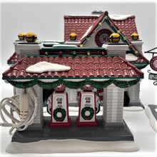 Load image into Gallery viewer, Dept 56- Snow Village &quot;Rocky&#39;s 56 Filling Station&quot;
