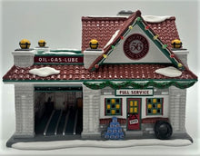 Load image into Gallery viewer, Dept 56- Snow Village &quot;Rocky&#39;s 56 Filling Station&quot;
