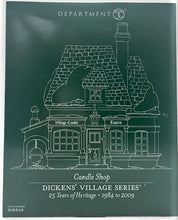Load image into Gallery viewer, Retired Department 56- Dickens' Village "Candle Shop" Anniversary Edition
