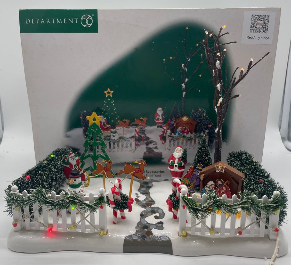 Dept 56- Village Accessories "Festive Front Yard"