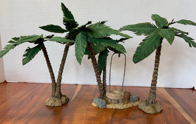 Dept 56 Little Town of Bethlehem Town Well & Palm Trees