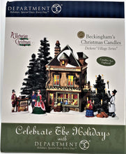 Load image into Gallery viewer, Dept 56- Dickens&#39; Village &quot;Beckingham&#39;s Christmas Candles&quot;  gift set
