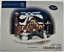 Load image into Gallery viewer, Retired Department 56- Snow Village &quot;The Snowman House&quot;
