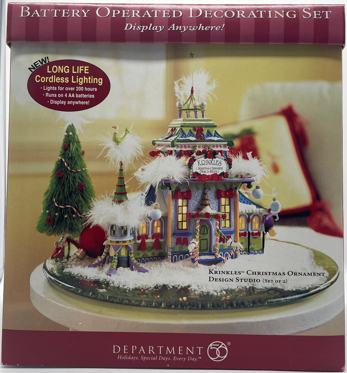 Dept 56- North Pole "Krinkles Christmas Ornament Design Studio"