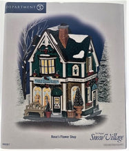Load image into Gallery viewer, Dept 56- Snow Village &quot;Rose&#39;s Flower Shop&quot;
