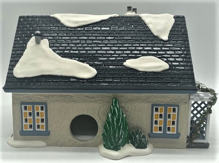 Department 56 Retired Snow top Village Another Man's Treasure Garage 1998