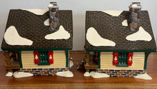 Load image into Gallery viewer, Department 56 Snow Village Fisherman&#39;s Nook Cabins side
