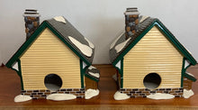 Load image into Gallery viewer, Dept 56 Snow Village Fisherman&#39;s Nook Cabins back
