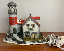 Load image into Gallery viewer, Department 56  New England Village Pigeonhead Lighthouse

