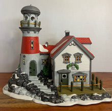 Load image into Gallery viewer, Retired Department 56  New England Village Pigeonhead Lighthouse
