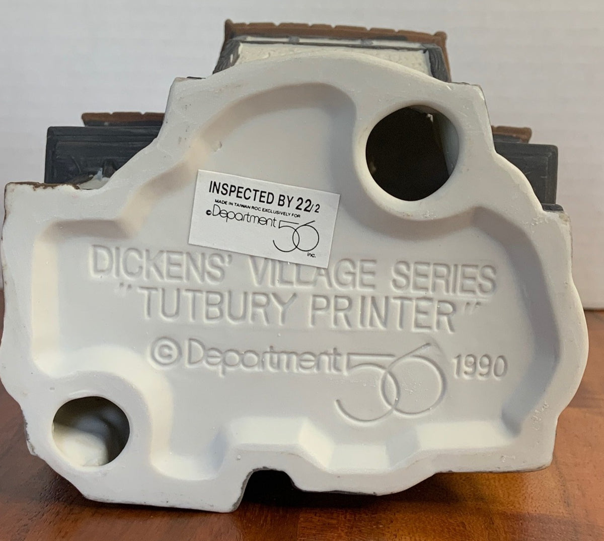 Retired Department 56 Tutbury Printer
