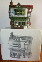 Load image into Gallery viewer, Department 56 Dickens&#39; Village The Mermaid Fish Shoppe
