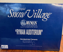 Load image into Gallery viewer, Retired Dept 56 Snow Village Ryman Auditorium
