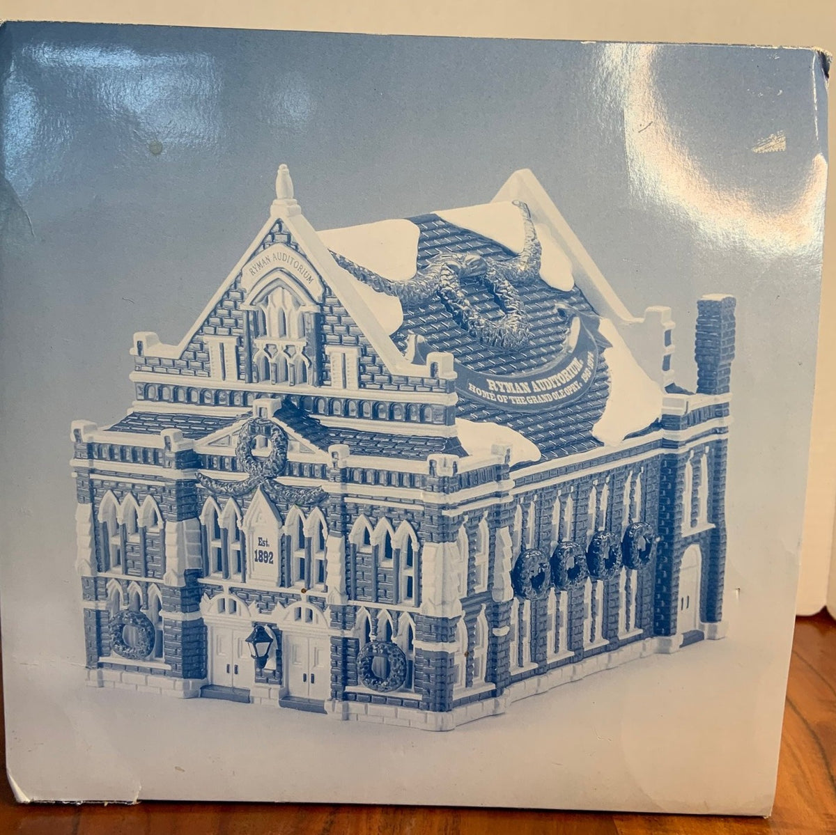 Department 56 Snow Village Ryman Auditorium