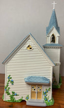 Load image into Gallery viewer, Department 56 Snow Village Easter - Happy Easter Church back
