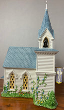 Load image into Gallery viewer, Department 56 Snow Village Easter - Happy Easter Church side
