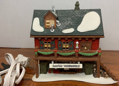 Dept 56 North Pole Santa's Woodworks