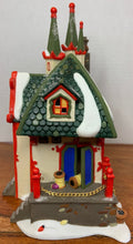 Load image into Gallery viewer, Dept 56 North Pole Village &quot;Santa’s Light Shop&quot; side
