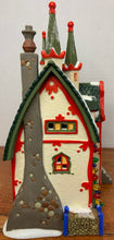 Load image into Gallery viewer, Department 56 North Pole Village &quot;Santa’s Light Shop&quot; side
