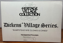 Load image into Gallery viewer, Retired Department 56 Dickens&#39; Village Bumpstead Nye Cloaks &amp; Canes
