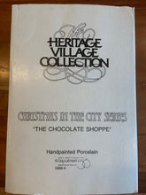 Load image into Gallery viewer, Retired Department 56 Christmas in the City Chocolate Shoppe
