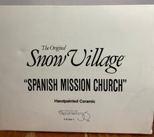 Load image into Gallery viewer, Department 56- Snow Village &quot;Spanish Mission Church&quot; box
