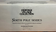 Load image into Gallery viewer, Retired Dept 56- North Pole Village &quot;Dolls and Santa&#39;s Bear Works&quot;
