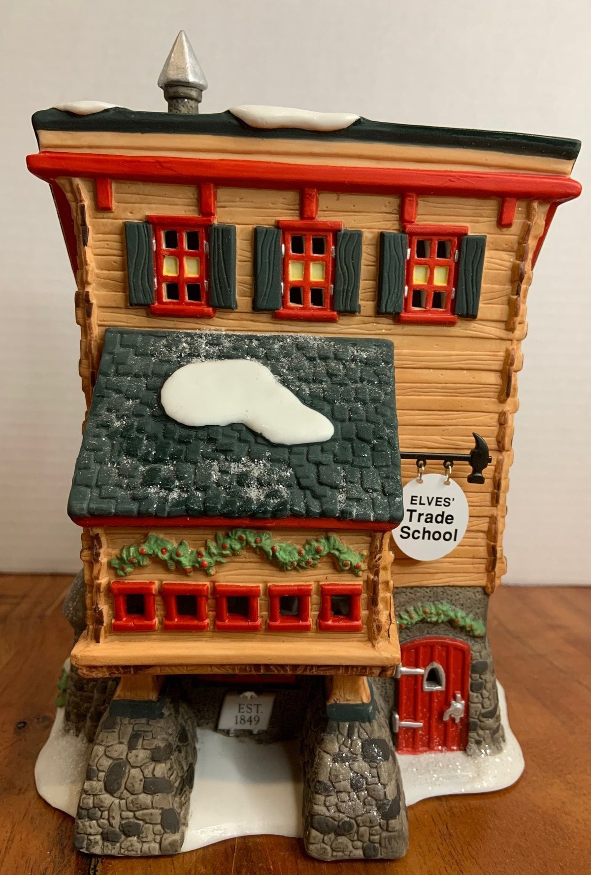 Dept 56 North Pole Village "Elves' Trade School"