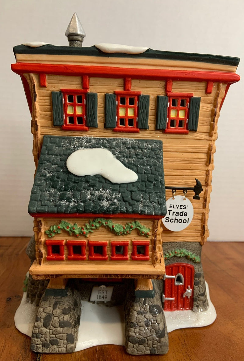 Dept 56 North Pole Village "Elves' Trade School"