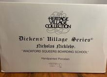 Load image into Gallery viewer, Retired Department 56- Dickens&#39; Village &quot;Wackford Squeers Boarding School&quot;
