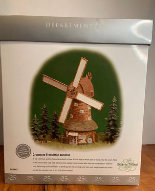 Department 56 Dickens' Village Crowntree Freckleton Windmill