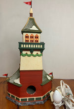 Load image into Gallery viewer, Dept 56- North Pole Village &quot;Santa&#39;s Lookout Tower&quot; back
