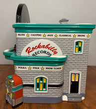 Load image into Gallery viewer, Dept 56- Snow Village &quot;Rockabilly Records&quot; side
