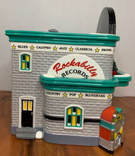Load image into Gallery viewer, Dept 56- Snow Village &quot;Rockabilly Records&quot; side
