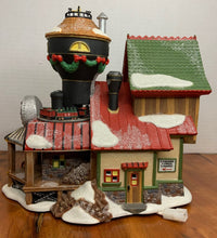 Load image into Gallery viewer, Department 56- North Pole Village &quot;Toot&#39;s Model Train Mfg.&quot;  back
