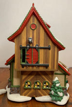 Load image into Gallery viewer, Department 56- North Pole Village &quot;Toot&#39;s Model Train Mfg.&quot;  side
