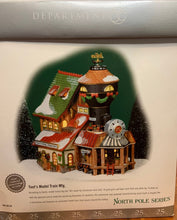 Load image into Gallery viewer, Dept 56- North Pole Village &quot;Toot&#39;s Model Train Mfg.&quot; 
